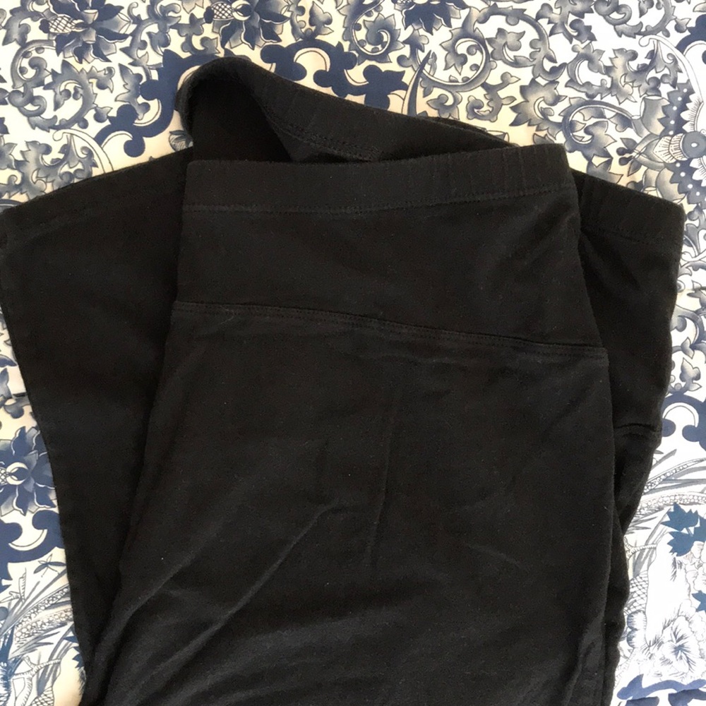 Black maternity legging